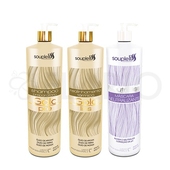 Набор для кератинового выпрямления SoupleLiss Gold Liss